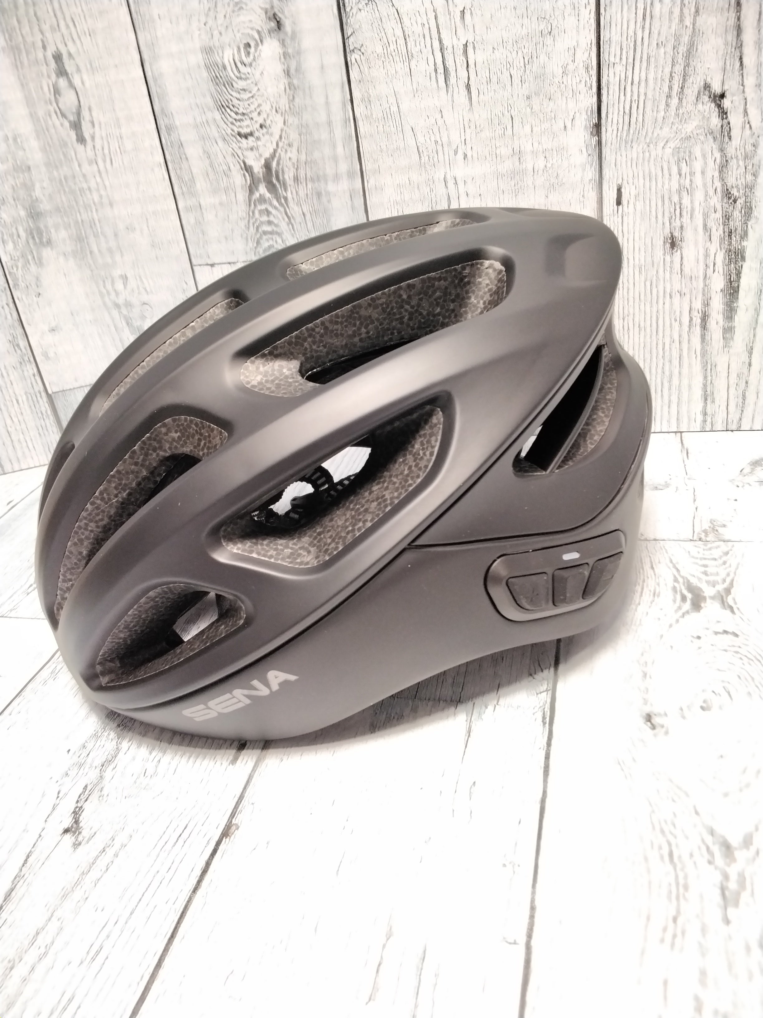 Sena R1 Smart Cycling Helmet SMALL Bluetooth Technology 4-Way Intercom *TESTED* (7876354965742)